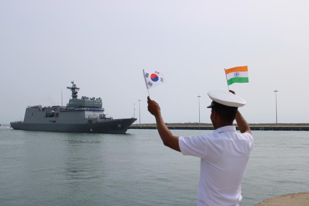 South Korean Naval Ships Visit Chennai